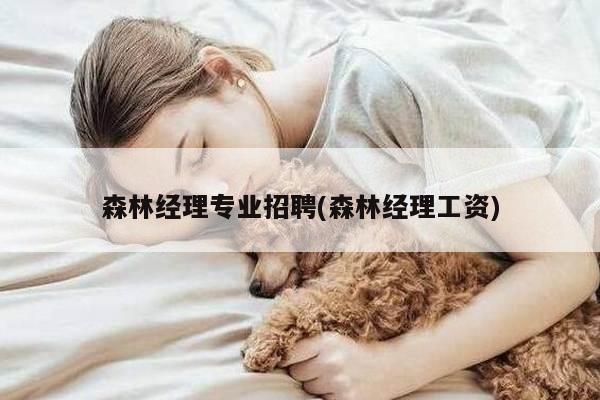 森林经理专业招聘(森林经理工资)