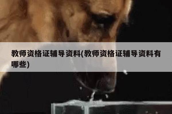 教师资格证辅导资料(教师资格证辅导资料有哪些)