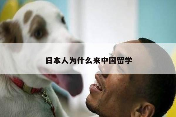 日本人为什么来中国留学