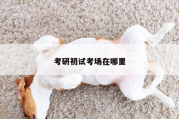 考研初试考场在哪里