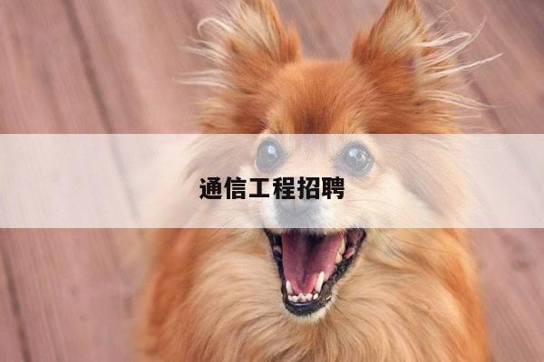 通信工程招聘