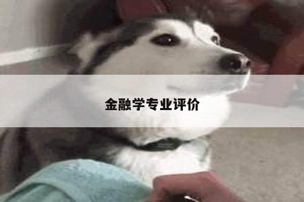 金融学专业评价