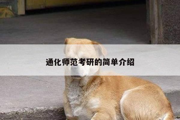 通化师范考研的简单介绍