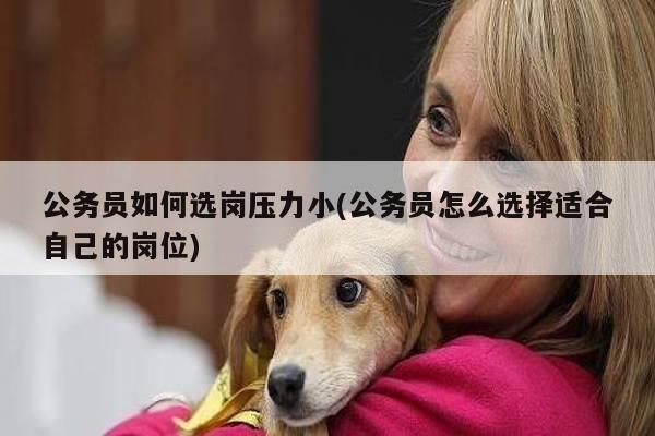 公务员如何选岗压力小(公务员怎么选择适合自己的岗位)