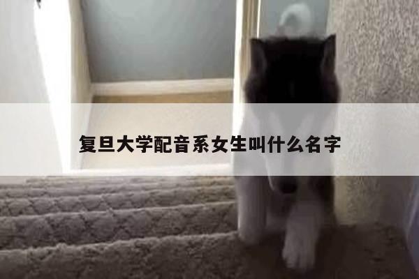 复旦大学配音系女生叫什么名字