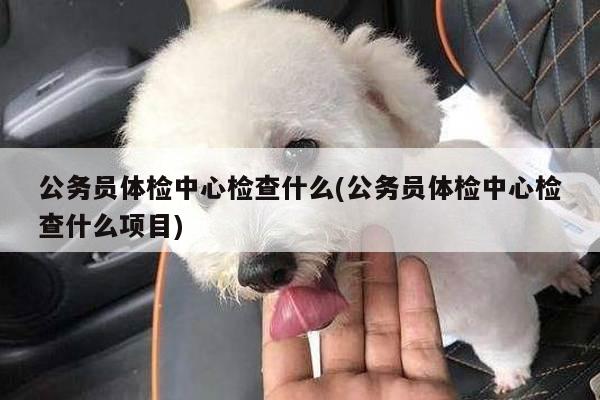 公务员体检中心检查什么(公务员体检中心检查什么项目)