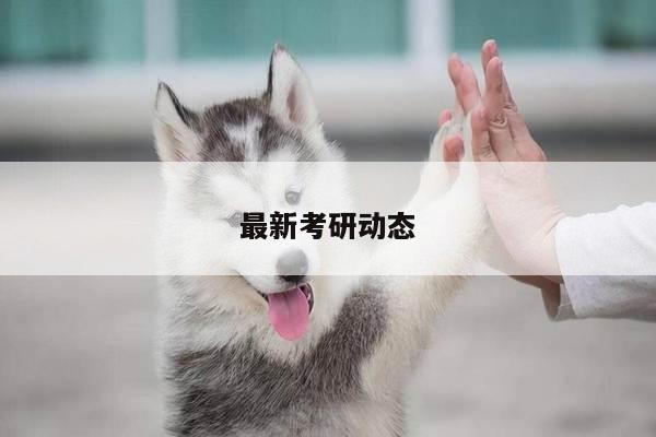 最新考研动态