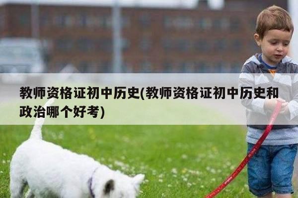 教师资格证初中历史(教师资格证初中历史和政治哪个好考)