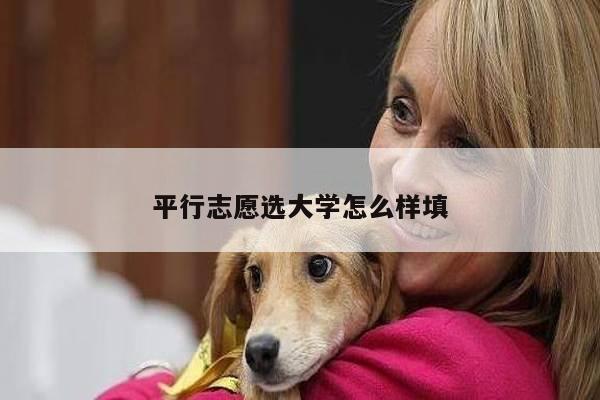 平行志愿选大学怎么样填