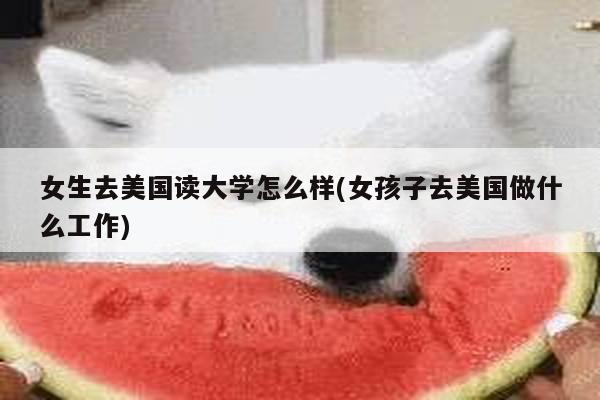 女生去美国读大学怎么样(女孩子去美国做什么工作)