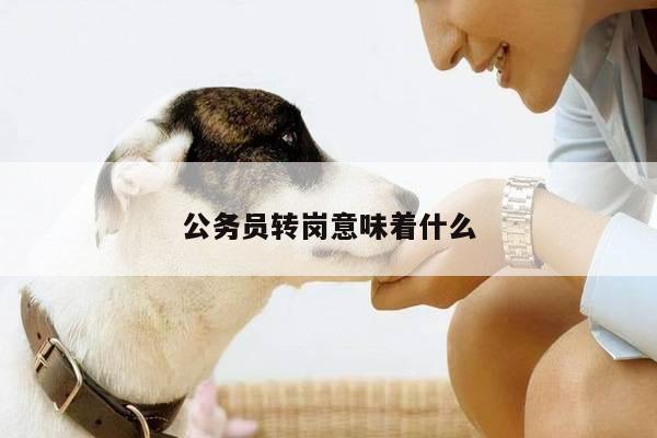 公务员转岗意味着什么