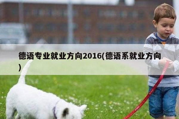 德语专业就业方向2016(德语系就业方向)