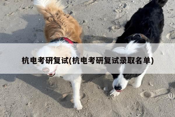 杭电考研复试(杭电考研复试录取名单)