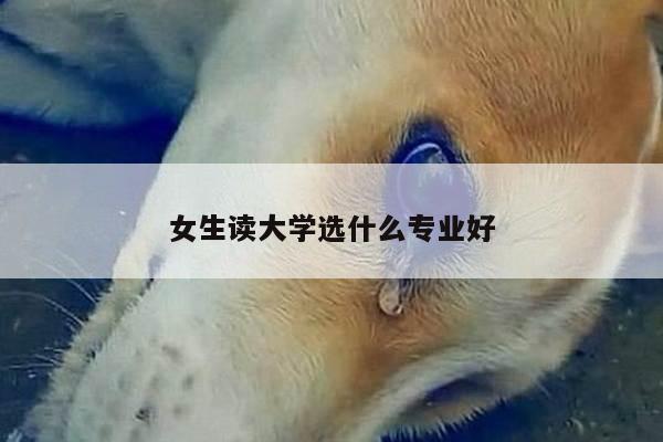 女生读大学选什么专业好