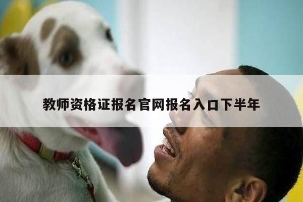 教师资格证报名官网报名入口下半年