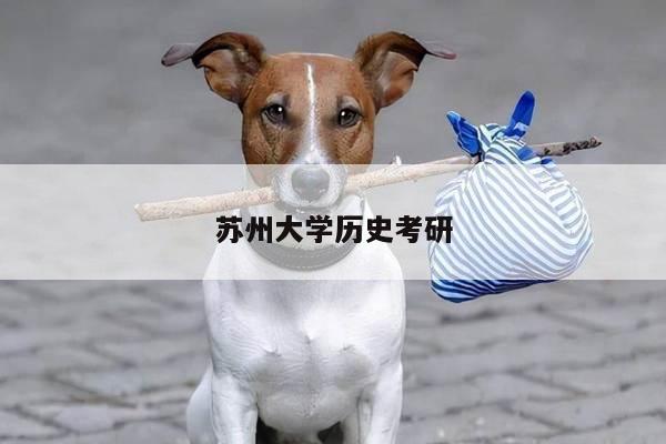 苏州大学历史考研