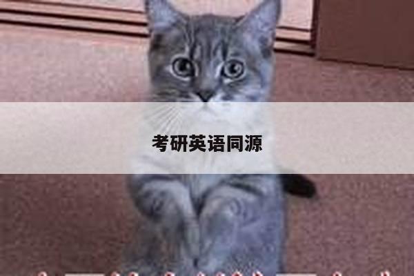 考研英语同源