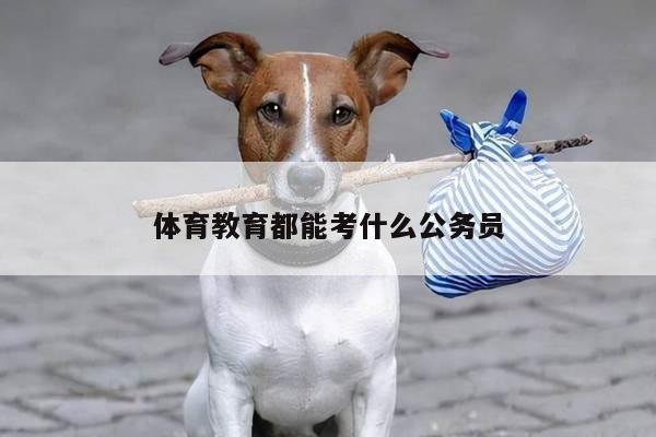 体育教育都能考什么公务员