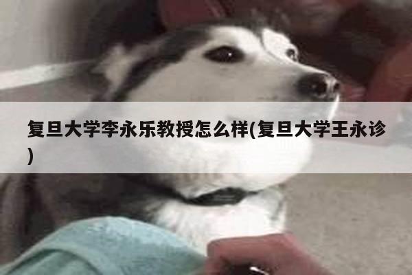 复旦大学李永乐教授怎么样(复旦大学王永诊)