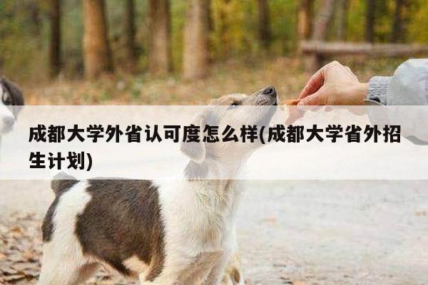 成都大学外省认可度怎么样(成都大学省外招生计划)