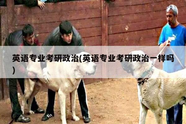 英语专业考研政治(英语专业考研政治一样吗)