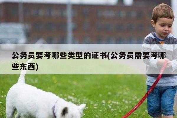 公务员要考哪些类型的证书(公务员需要考哪些东西)