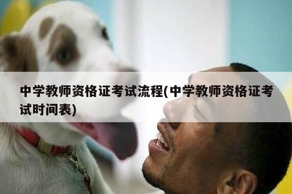 中学教师资格证考试流程(中学教师资格证考试时间表)
