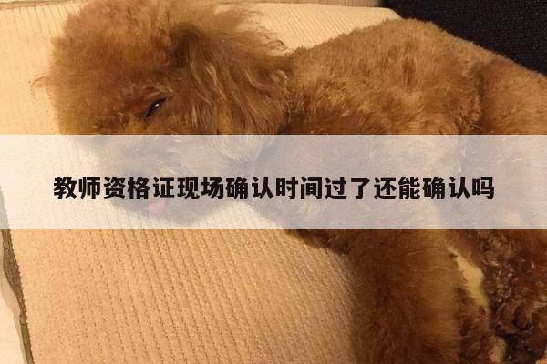 教师资格证现场确认时间过了还能确认吗