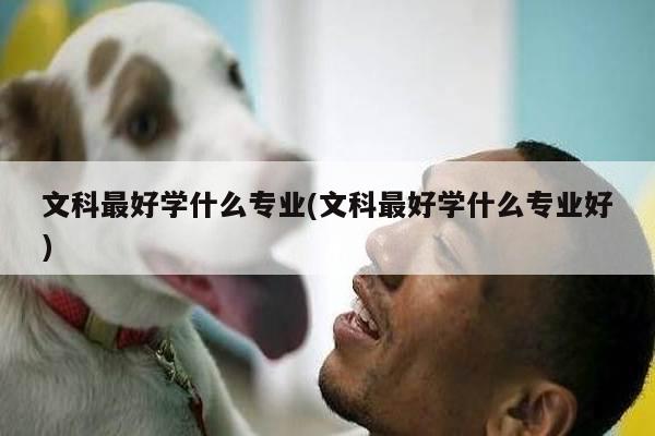 文科最好学什么专业(文科最好学什么专业好)
