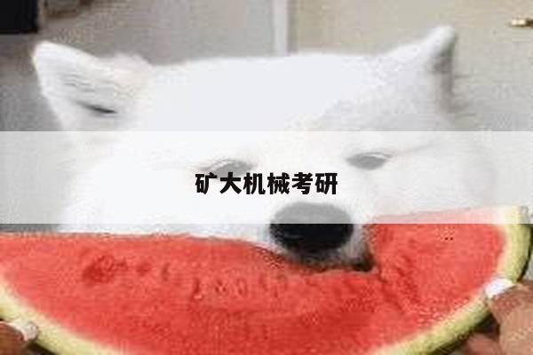 矿大机械考研