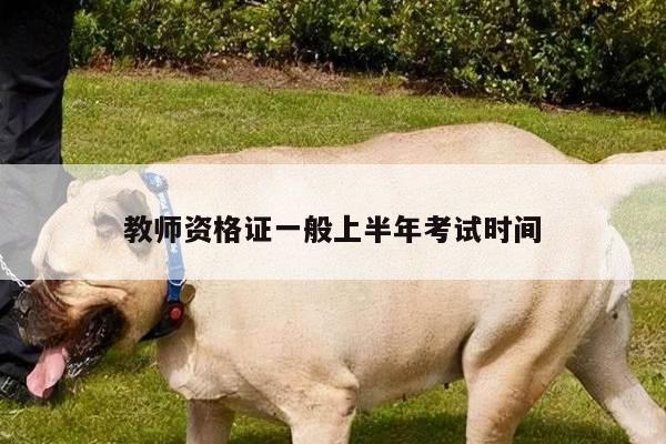 教师资格证一般上半年考试时间