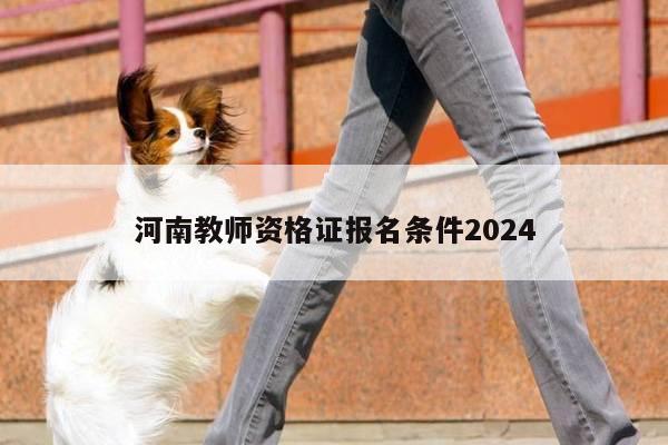 河南教师资格证报名条件2024