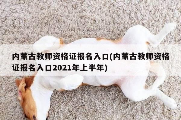 内蒙古教师资格证报名入口(内蒙古教师资格证报名入口2021年上半年)