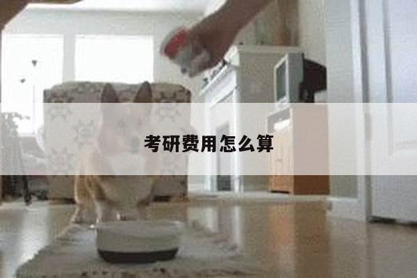 考研费用怎么算