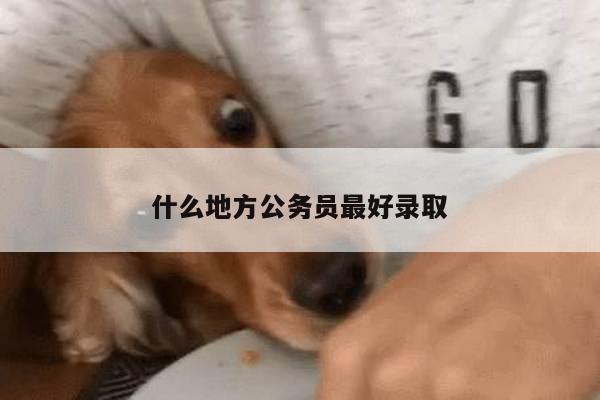 什么地方公务员最好录取