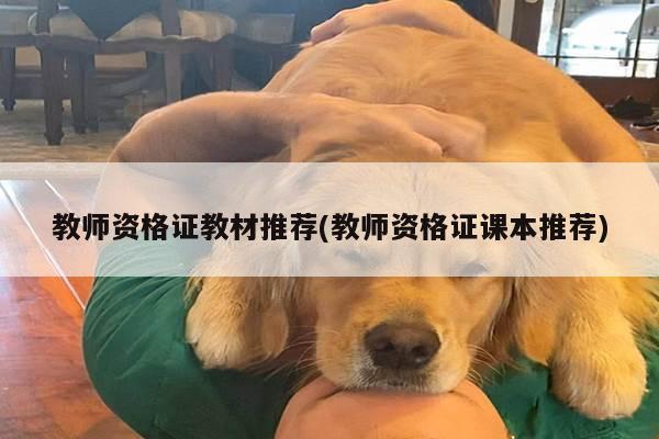 教师资格证教材推荐(教师资格证课本推荐)