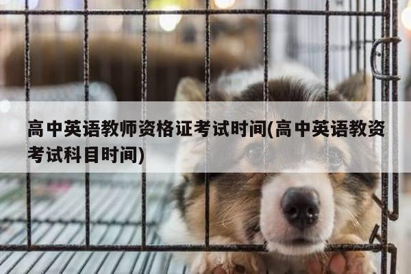 高中英语教师资格证考试时间(高中英语教资考试科目时间)