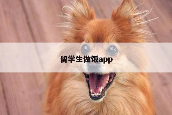 留学生做饭app