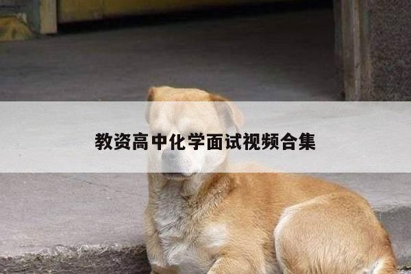 教资高中化学面试视频合集