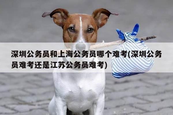 深圳公务员和上海公务员哪个难考(深圳公务员难考还是江苏公务员难考)