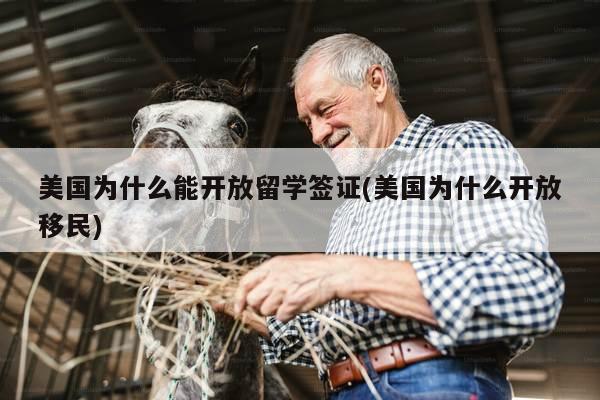 美国为什么能开放留学签证(美国为什么开放移民)