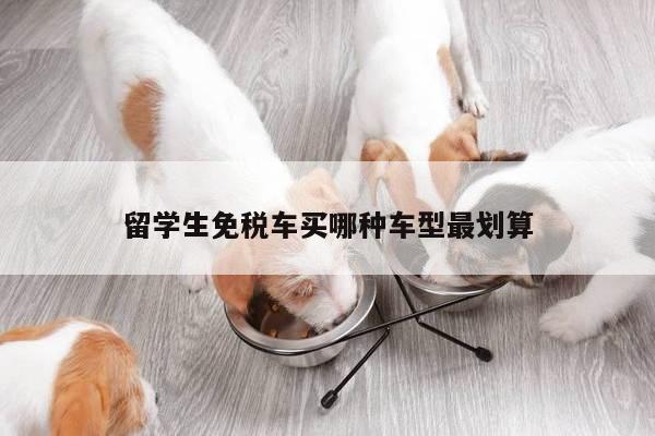 留学生免税车买哪种车型最划算