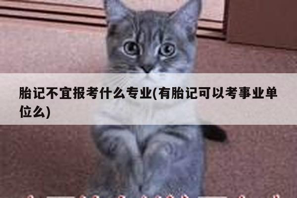 胎记不宜报考什么专业(有胎记可以考事业单位么)